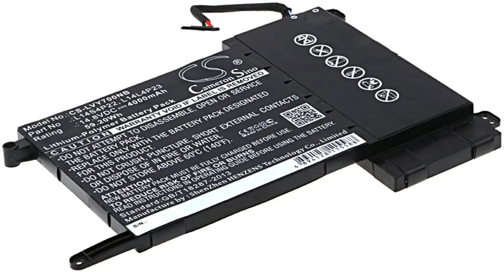 Batteri til Lenovo Y700-15ISK-IFI, 14.8V, 4000 mAh v:5627893