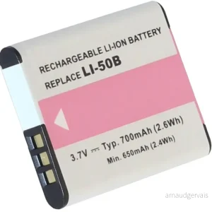 Batteri til Casio Exilim EX-TR10WE, 3.6V (3.7V), 700 mAh v:2218632 Batteri til Casio Exilim EX-TR10WE, 3.6V (3.7V), 700 mAh v:2218632