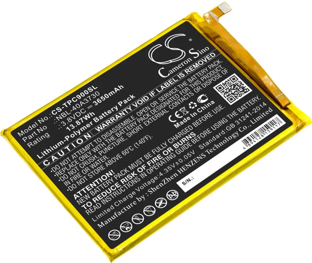 Batteri til Tp-link TP707A, 3.8V, 3650 mAh v:7481313
