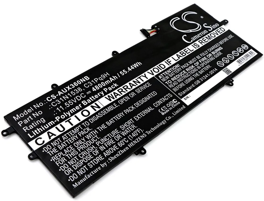 Batteri til Asus Zenbook Flip UX360UAK-C4203T, 11,55V, 4800mAh v:5143282