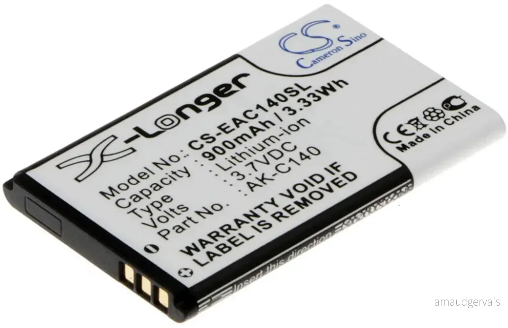 Batteri til Texet TM-B415, 3.7V, 900 mAh v:2617693