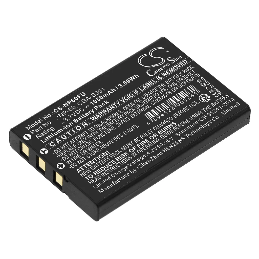 Batteri til Aiptek PocketDV Z200LE, 3,7V, 1050mAh v:1989450 Batteri til Aiptek PocketDV Z200LE, 3,7V, 1050mAh v:1989450