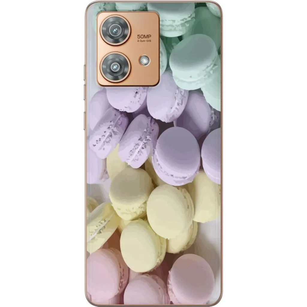 Motorola Edge 40 Neo Gjennomsiktig Telefondeksel Macarons v:5840936