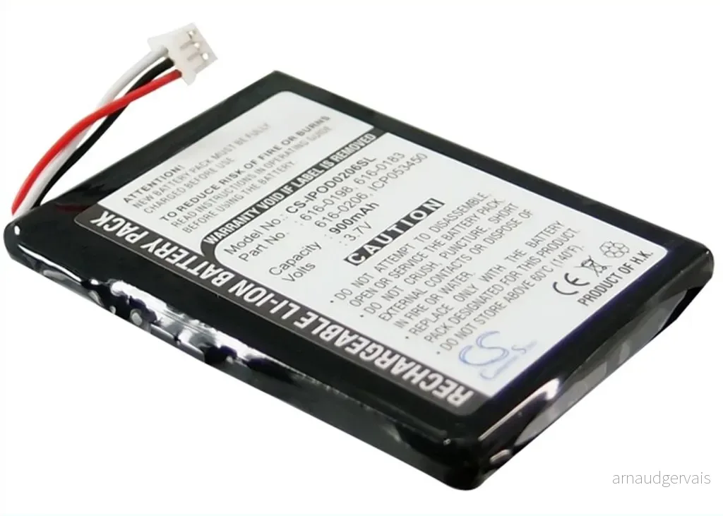 Batteri til Apple Photo 30GB M9829/A, 3.7V, 900 mAh v:6035855
