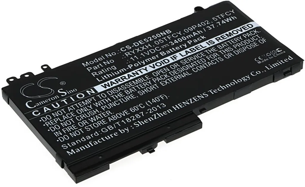 Batteri til 451-BBUL for Dell, 11.1V, 3400 mAh v:6261648
