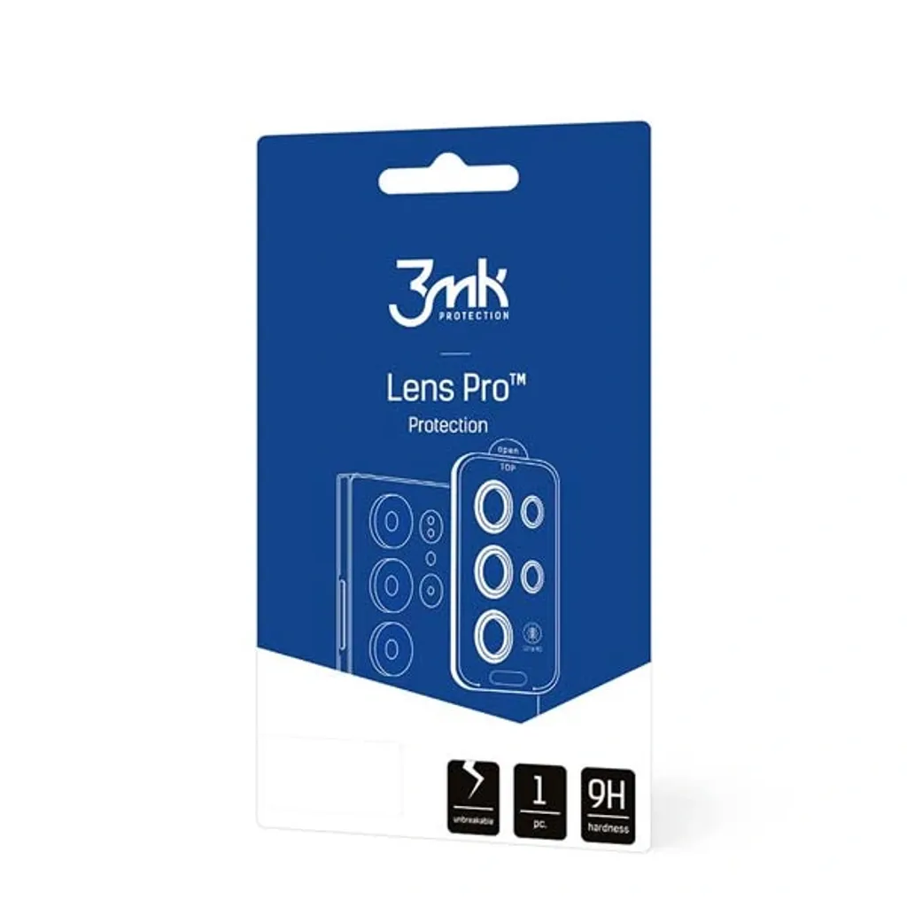 3mk Pro Black Hybrid Glass Linsebeskytter til Samsung Galaxy S26 Plus v:3765277