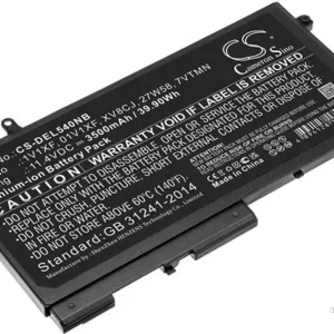 Batteri til 7VTMN for Dell, 11.4V, 3500 mAh v:8818455 Batteri til 7VTMN for Dell, 11.4V, 3500 mAh v:8818455