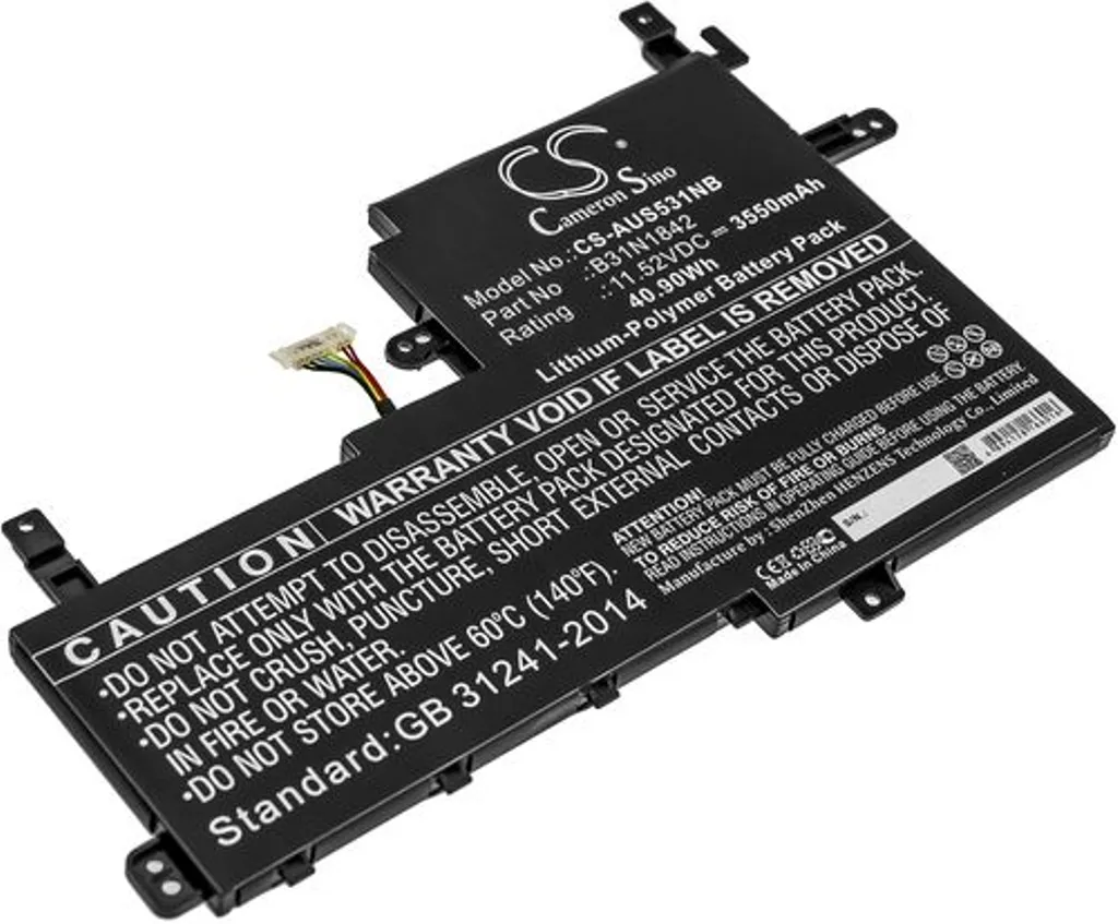 Batteri til Asus VivoBook S15 S531FL-EJ548R, 11.52V, 3550 mAh v:3074608