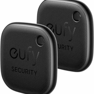 Eufy Security SmartTrack Link Bluetooth-sporer for iOS, 2-pakning – svart v:9784264