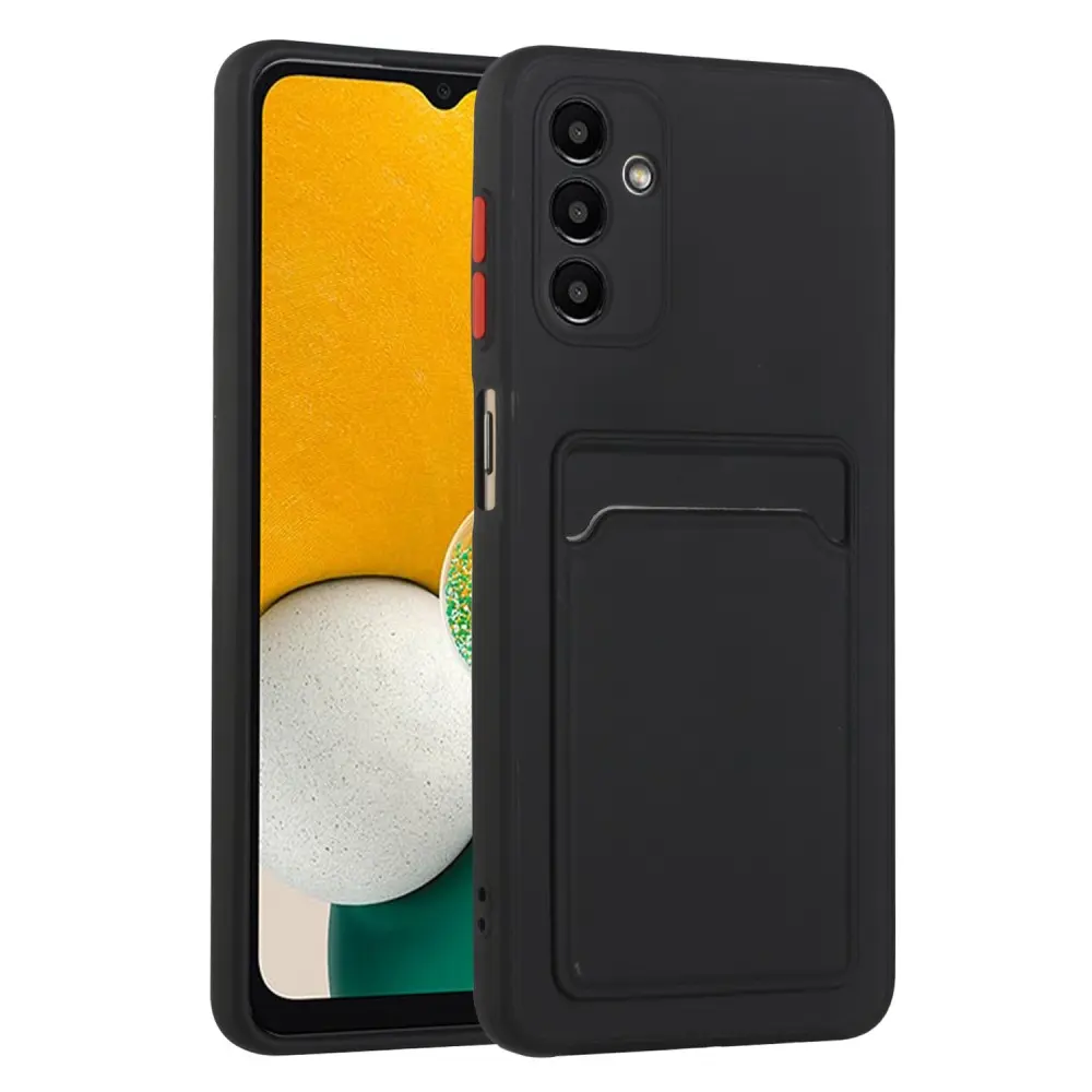 Samsung Galaxy A13 5G/ A04s 4G Deksel med kortholder – Svart v:6197236