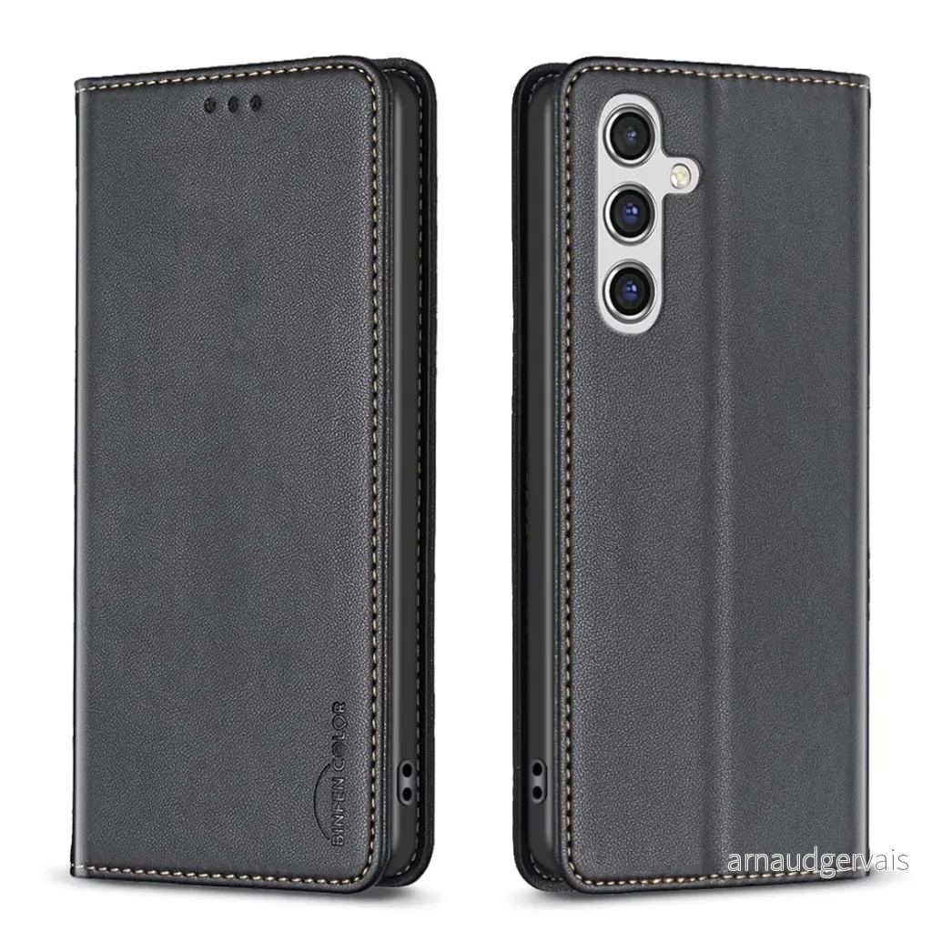 BINFEN COLOR Samsung Galaxy S25 FE Etui med Stativ – Svart v:9039900