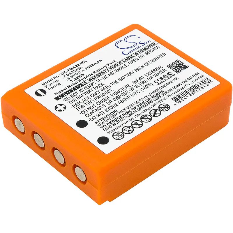 Batteri til HBC Radiomatic Micron 7, 3,6V, 2000mAh v:8378206