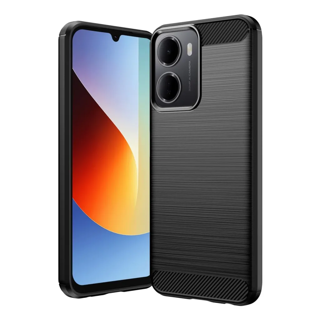 Xiaomi Redmi A7 Pro Deksel Karbonfibertekstur – Svart v:4817505
