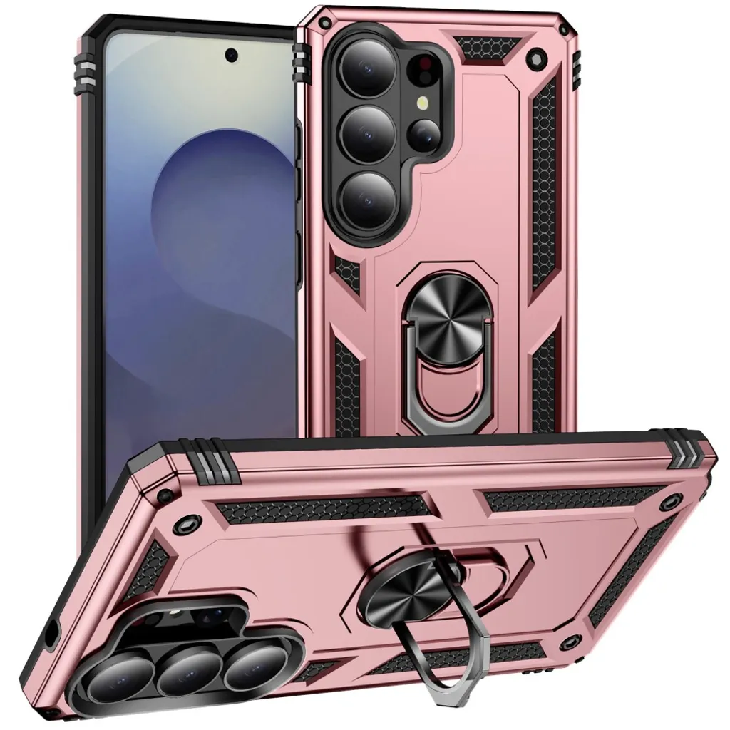 Samsung Galaxy S26 Ultra Deksel Stativ – Rose Gull v:3039600