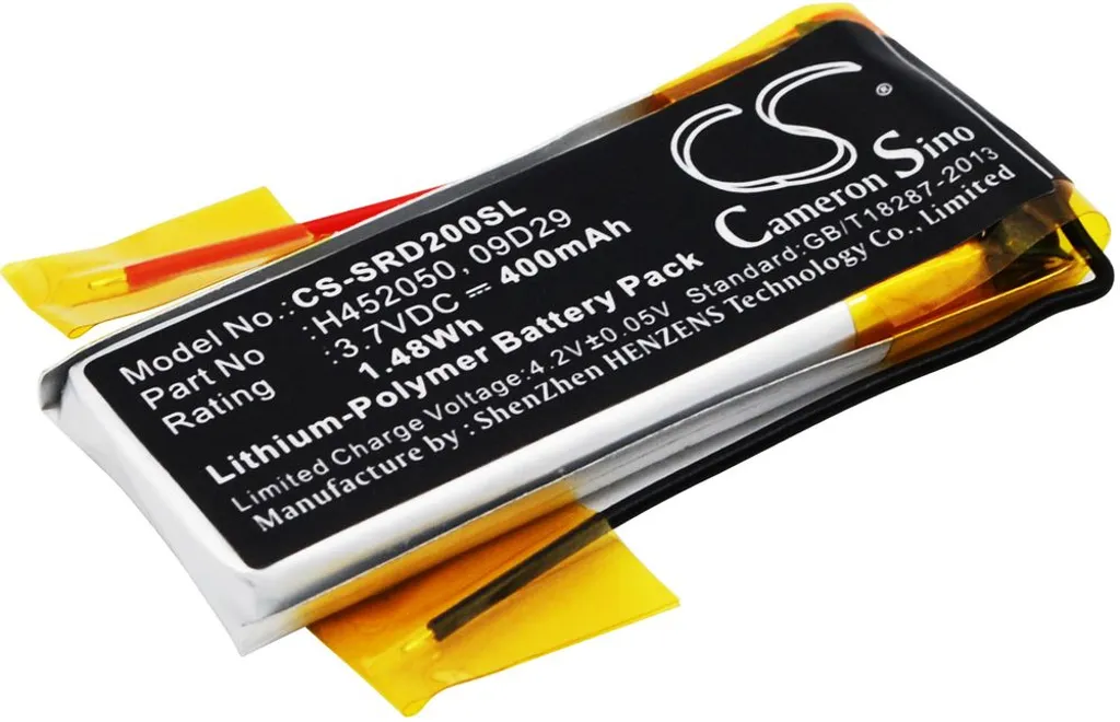 Batteri til 09D29 for Cardo, 3.7V, 400 mAh v:4507839