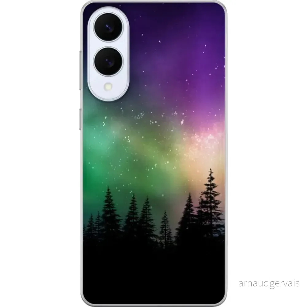 Samsung Galaxy S25 Edge Gjennomsiktig Telefondeksel Norrsken v:4118643