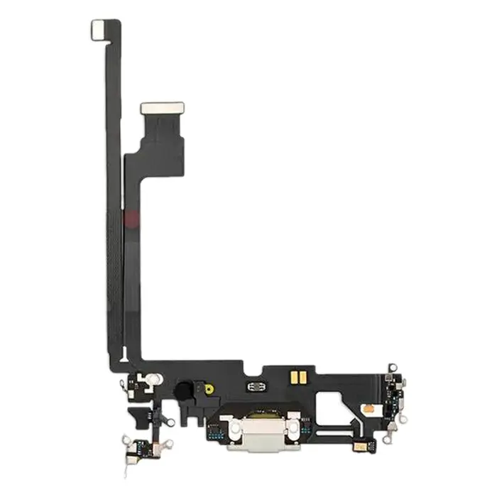 IPhone 12 Pro Max ladekontakt med flex-kabel – Hvit v:2705423