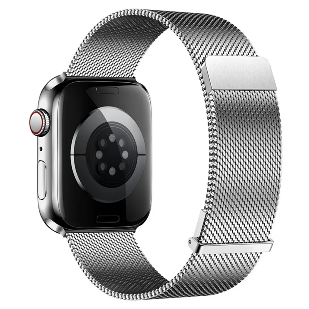 Apple Watch 42/41/40/38mm Milanesisk magnetisk klokkerem – Sølv v:4075971 Apple Watch 42/41/40/38mm Milanesisk magnetisk klokkerem – Sølv v:4075971