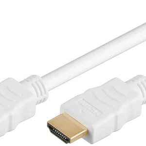 Goobay HDMI High Speed-kabel 4K@60Hz, 7,5m – Hvit v:4126619