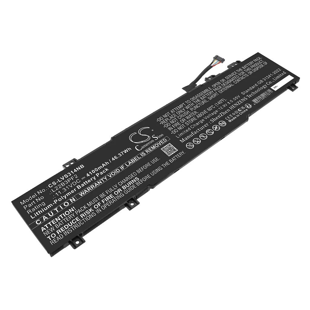 Batteri til IdeaPad Slim 3 15IRU8 82X7004THH, 11.31V, 4100mAh v:7647234
