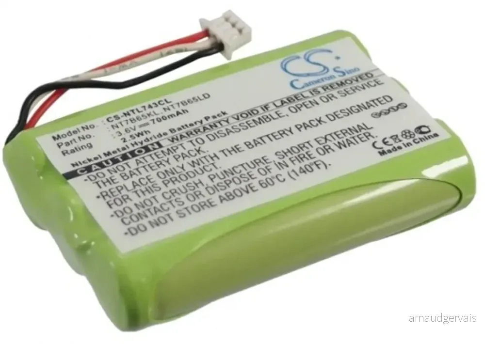 Batteri til KIRK 4040, 3,6V, 700mAh v:9422719