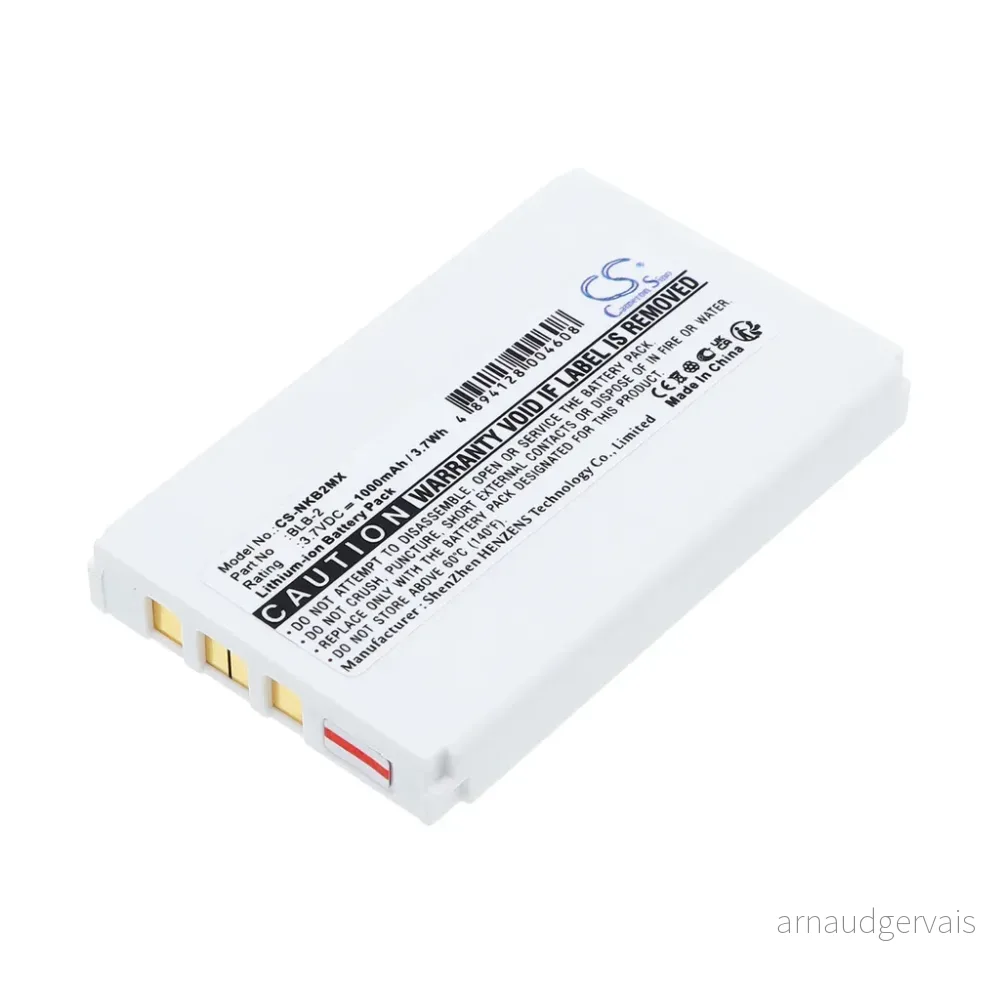 Batteri til Nokia 6510, 3.6V (3.7V), 1000 mAh v:9418958