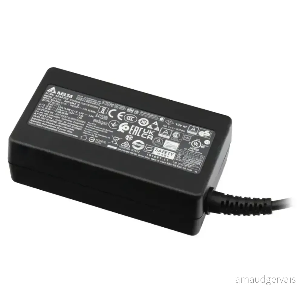 Original strømadapter til Acer TravelMate TMP614-53T-TCO 65W v:8014464 Original strømadapter til Acer TravelMate TMP614-53T-TCO 65W v:8014464