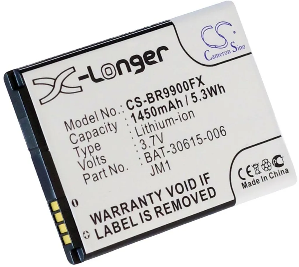 Batteri til BlackBerry Montana, 3.7V (3.6V), 1450 mAh v:7717069