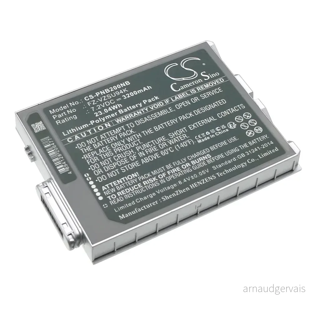Batteri til FZ-B2, 7.2V, 3200mAh v:8791245