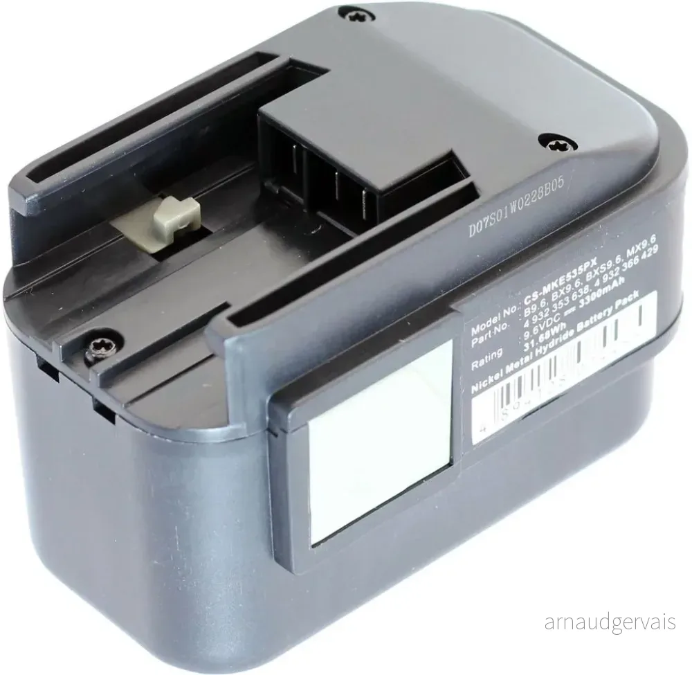 Batteri til Atlas copco PES9.6, 9.6V, 3000 mAh v:1715010