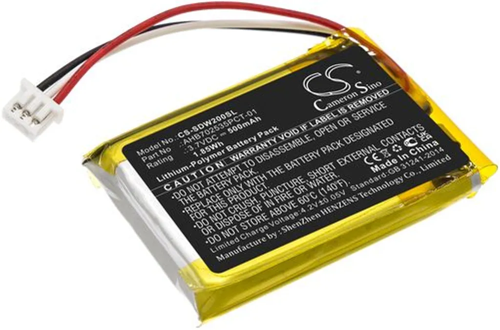 Batteri til Sennheiser M3IETW, 3.7V, 500 mAh v:4578670