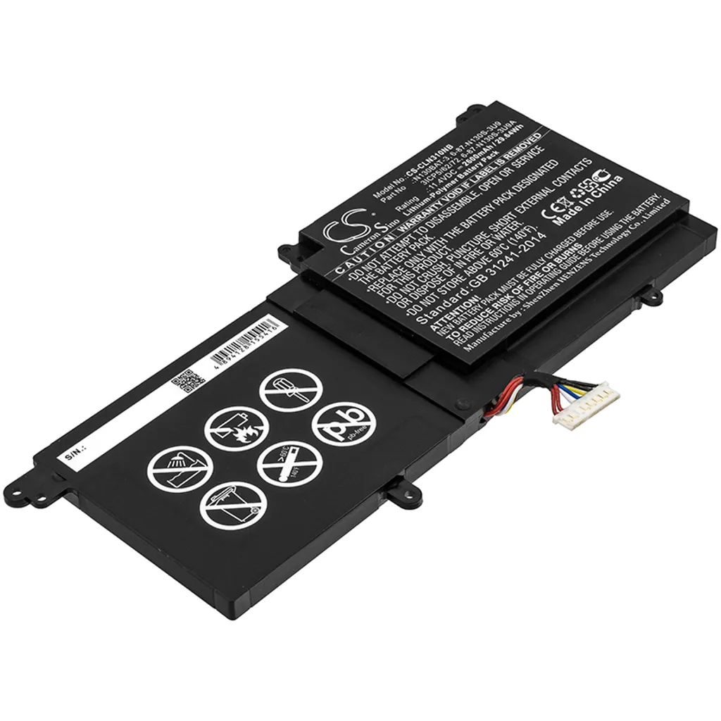 Batteri til 3ICP5/62/72 for Tuxedo, 11.4V, 2600mAh v:7685548 Batteri til 3ICP5/62/72 for Tuxedo, 11.4V, 2600mAh v:7685548