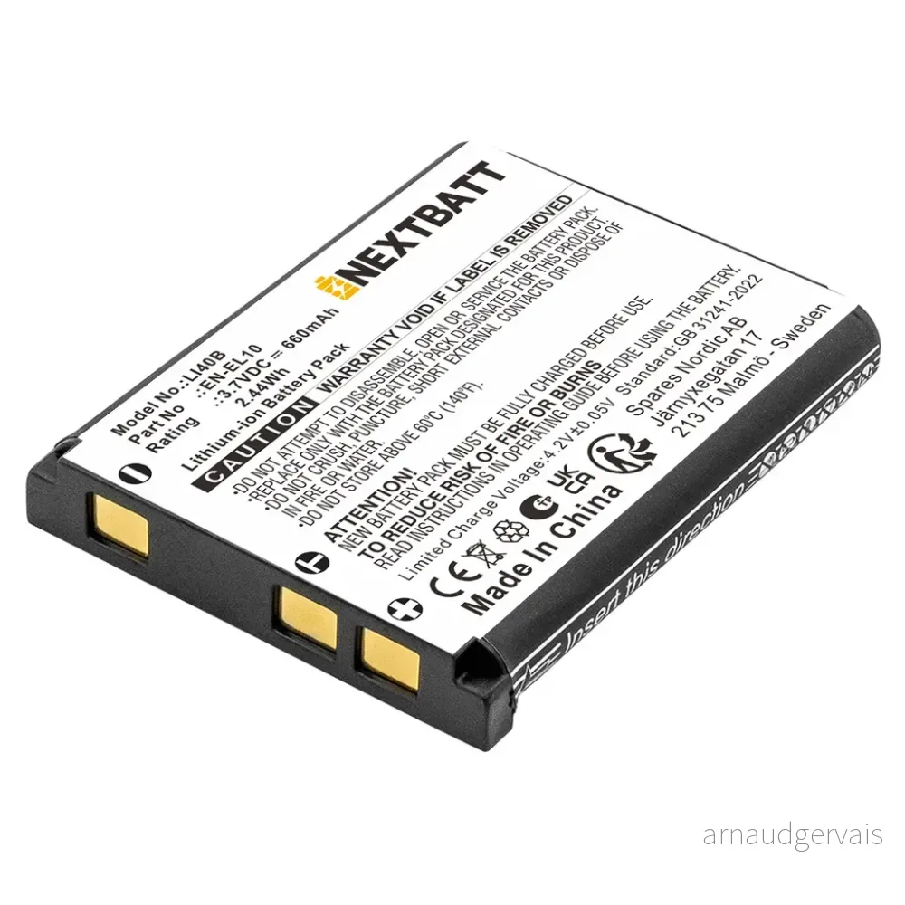 Batteri til 02491-0066-17 for Sanyo, 3.7VV, 660mAh v:9296009 Batteri til 02491-0066-17 for Sanyo, 3.7VV, 660mAh v:9296009