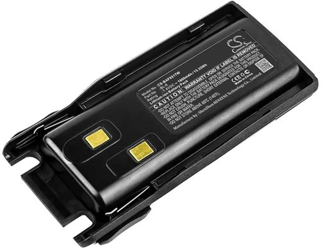 Batteri til Baofeng UV-8R, 7.4V, 1800 mAh v:3975515