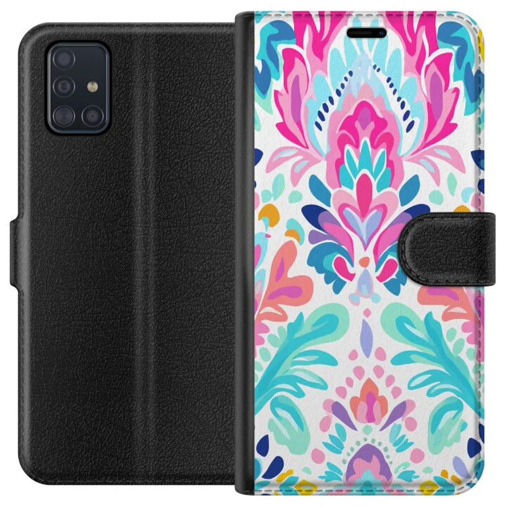 Samsung Galaxy A51 Sort Lommebokdeksel Design v:5271959