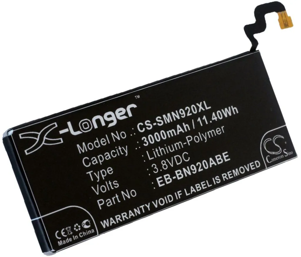 Batteri til Samsung SM-N9200, 3.8V, 3000 mAh v:7887385