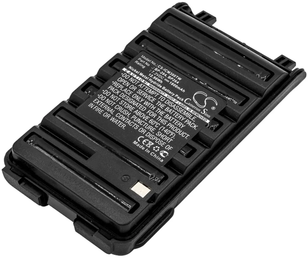 Batteri til Icom IC-T70, 7.2V, 1800 mAh v:3312908