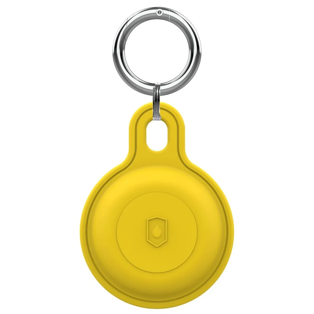 Apple AirTag vanntett etui med spenne – gul v:8840267