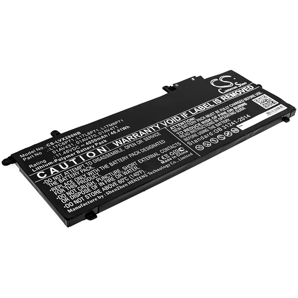 Batteri til ThinkPad X280(20KFA01VCD), 11.46V, 4050mAh v:5926469