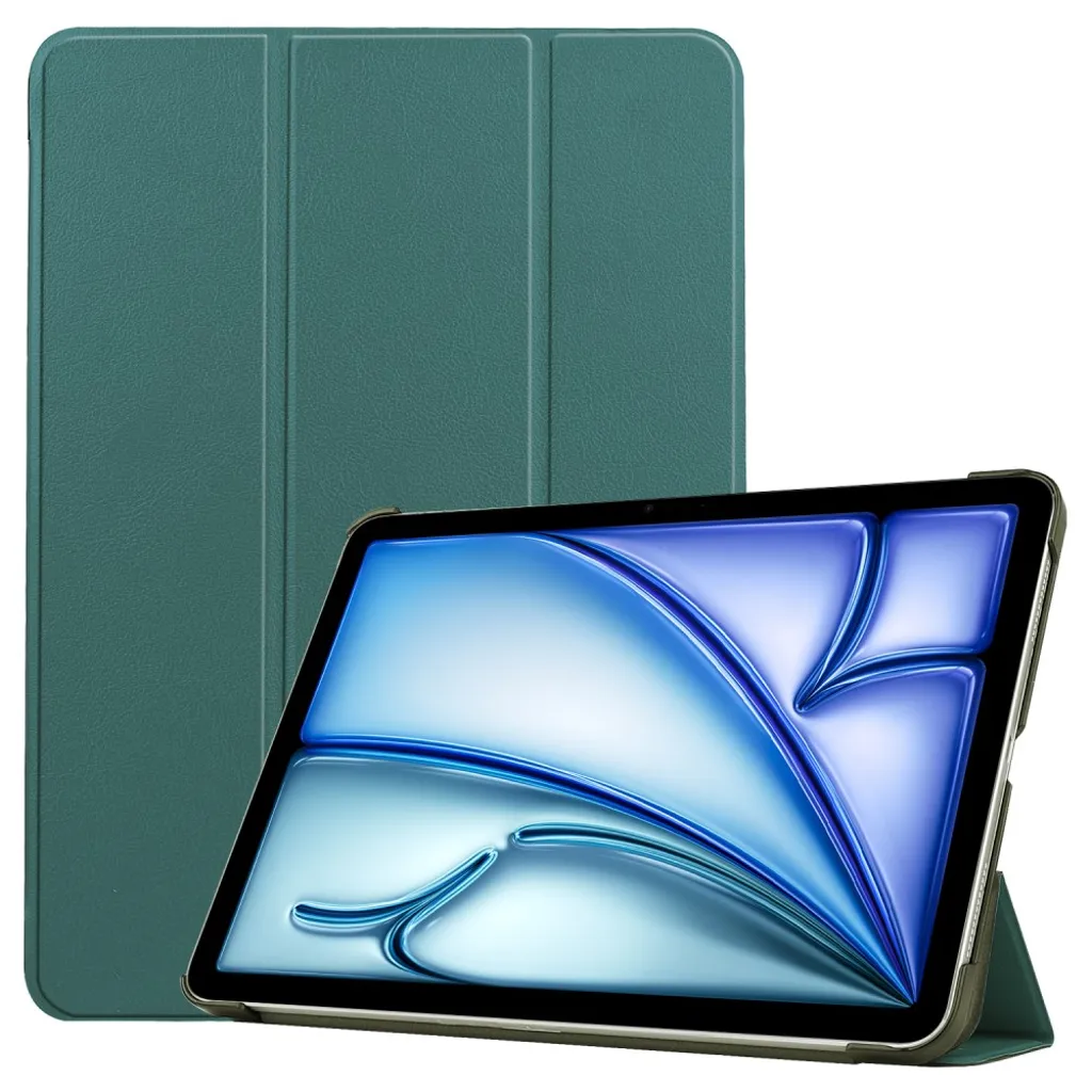 iPad Air 11" 2024/2025/2026 Tri-fold etui – Grønn v:1274408