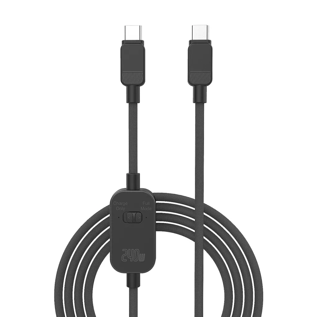 4Smarts PrivacyCord USB-C-kabel 240W, 1,2m – Svart v:6259372