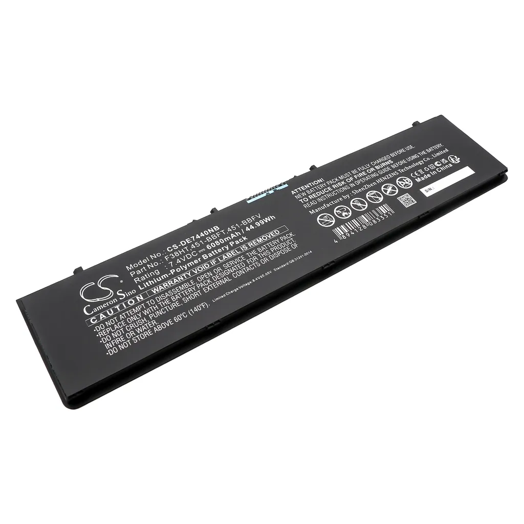 Batteri til 451-BBFT for Dell, 7.4V, 6080 mAh v:3226327