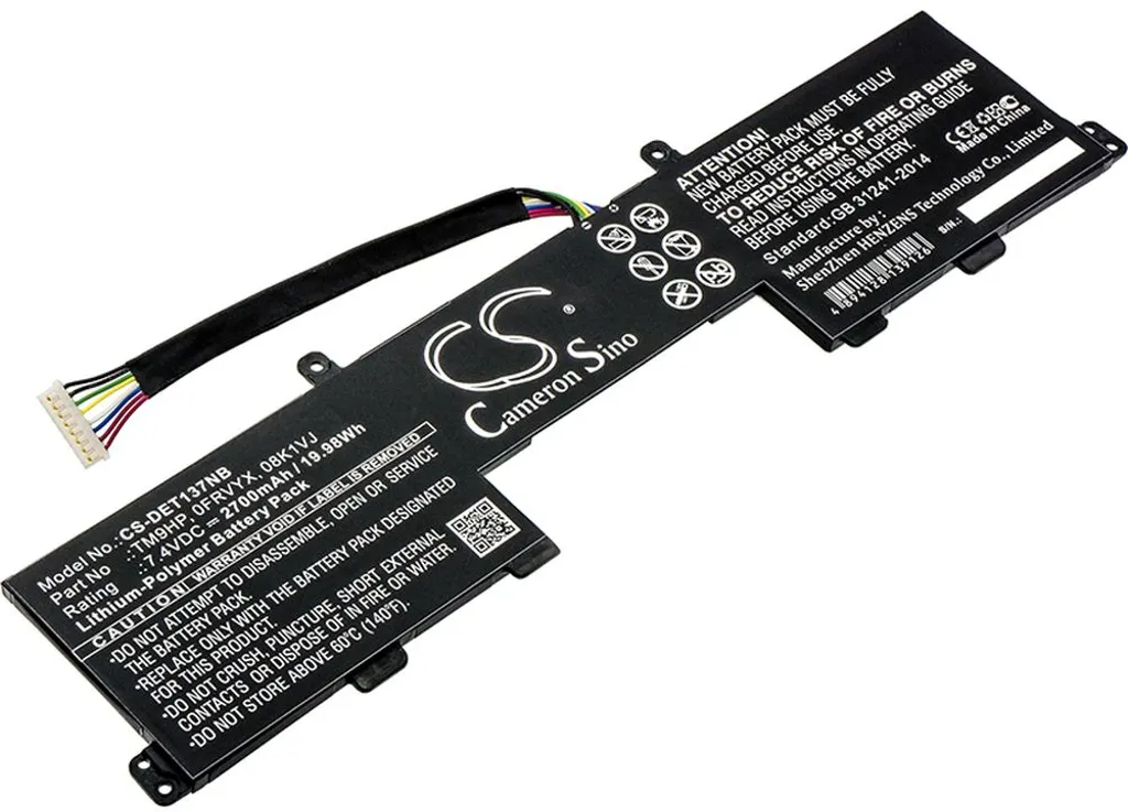 Batteri til FRVYX for Dell, 7.4V, 2700 mAh v:4737944
