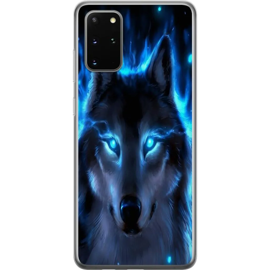 Samsung Galaxy S20+ Gjennomsiktig Telefondeksel Blå Varg v:3472998