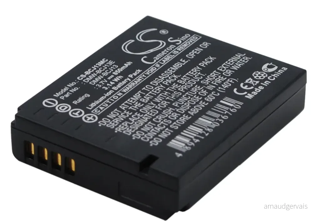 Batteri til Leica V-LUX 2, 3.6V (3.7V), 850 mAh v:1767968