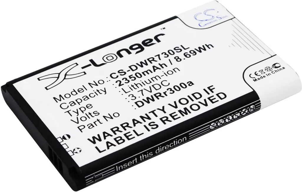 Batteri til D-link DWR-720, 3.7V, 2350 mAh v:5743610