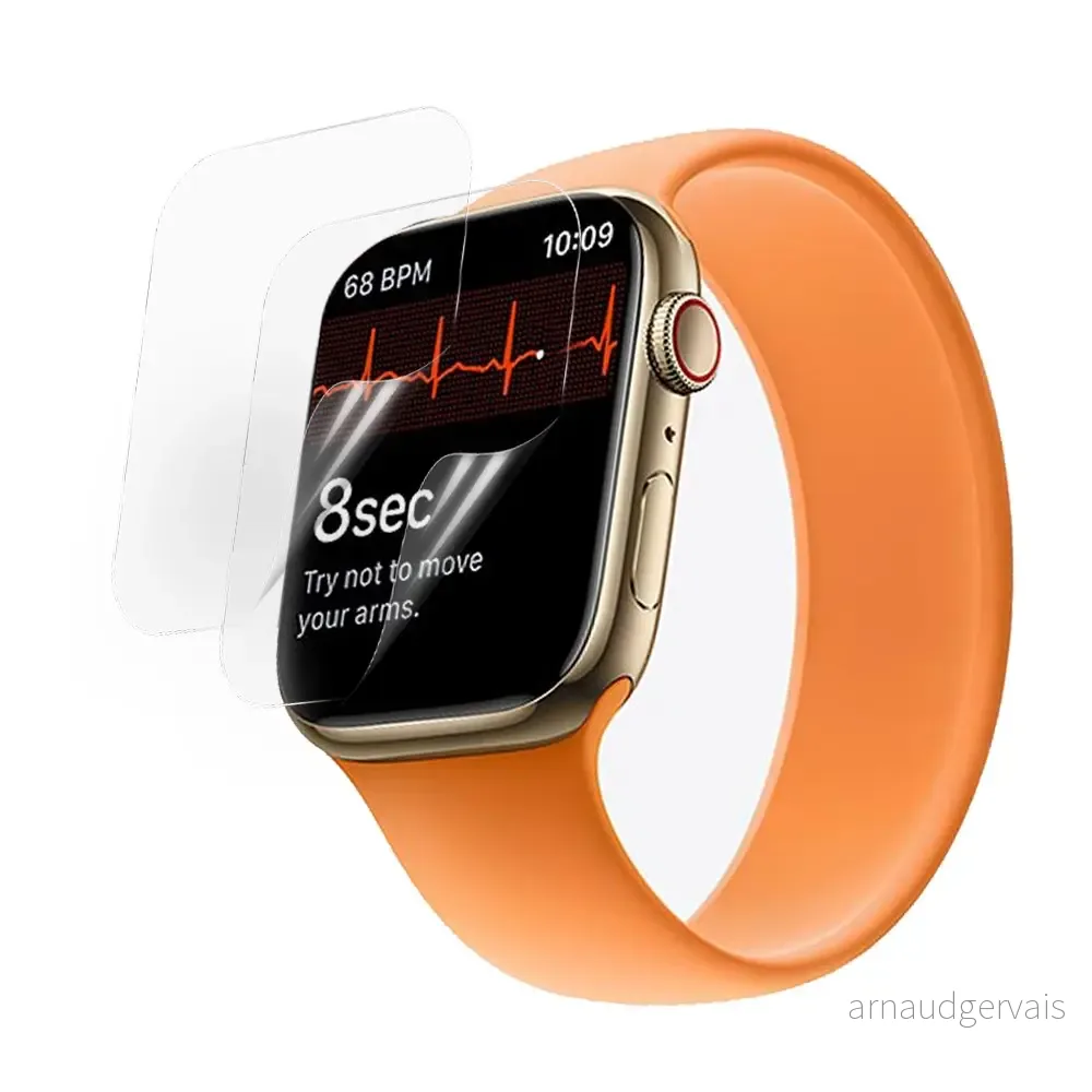 Skjermbeskytter til Apple Watch 7 / 8 / 9 45mm – 2 pakke v:9770493