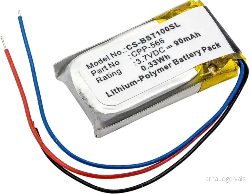 Batteri til CPP-566 for Beats, 3.7V, 90 mAh v:5500490