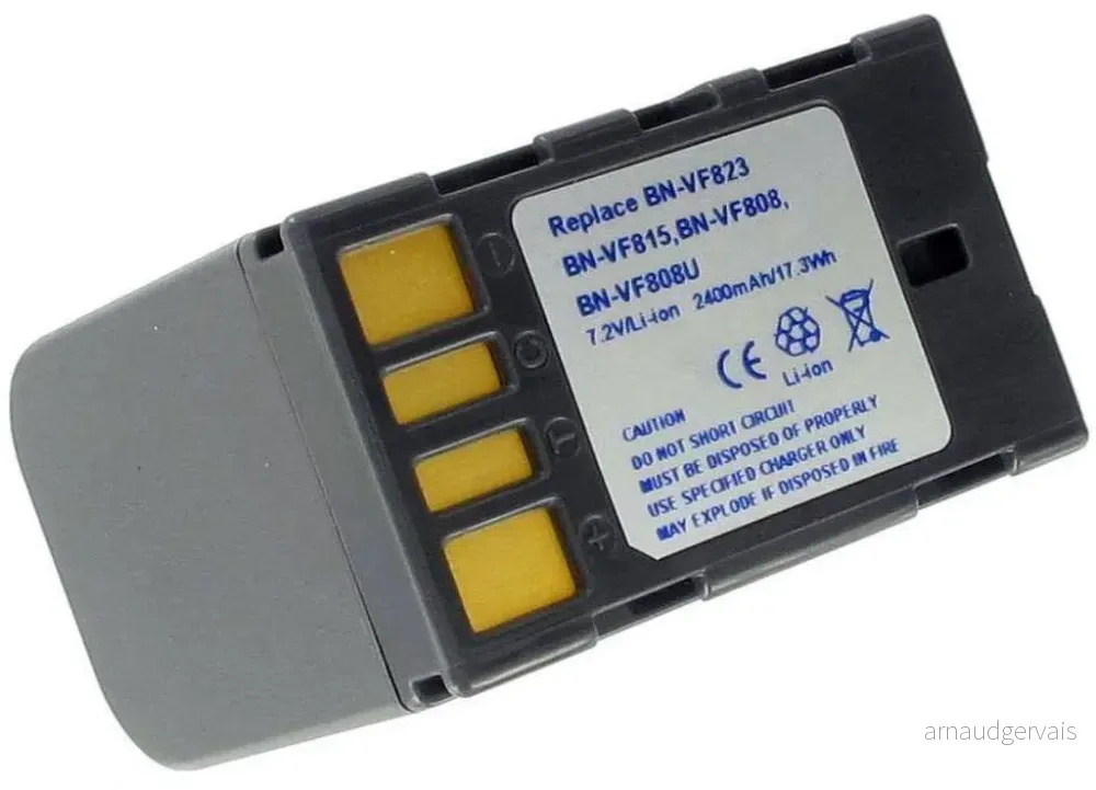 Batteri til Jvc GR-D770E, 7.2V (7.4V), 2400 mAh v:9480849