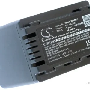 Batteri til Panasonic HC-550EB, 3.6V, 4040 mAh v:6726149